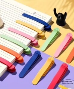 [6 pcs] Silicone Bookmarks Set